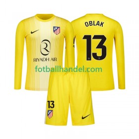 Barn Fotballdrakter Keeper Atlético Madrid Jan Oblak 13 Hjemme 2025-26 Langermet
